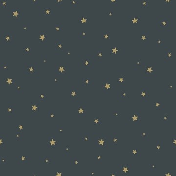 Stars Greyish Blue &amp; Gold 157-139 261