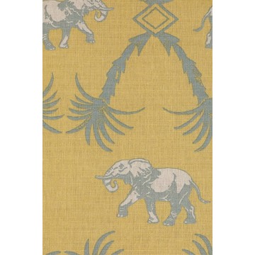 Elephant Palm Ochre/Blue BGF050102