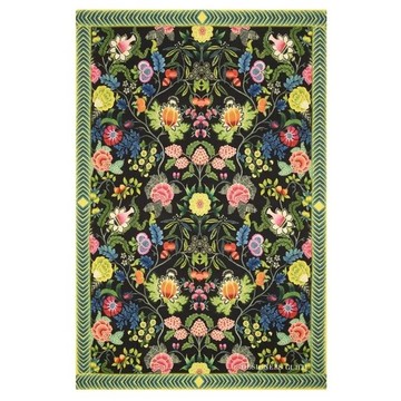 Brocart Decoratif Noir 130cm x 180cm