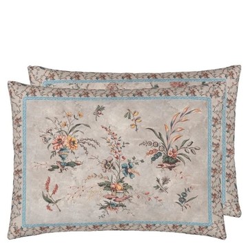 Vintage Floral Linen 60x45cm