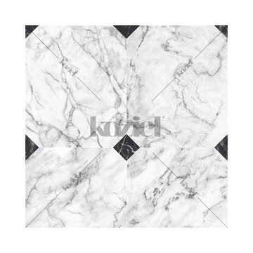 Cabochon white gray marble 8888-221