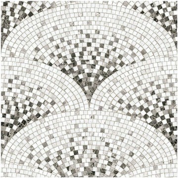 Black Art Deco Mosaic 8888-87 (paneeli)