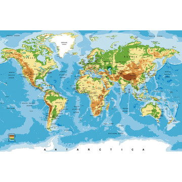 World Map MS-5-0261