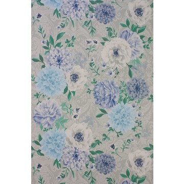 Duchess Garden Grey/Persian Blue/White W7147-05