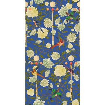 THE GARDEN OF IMMORTALITY Lapis Blue 52x100cm WP20589