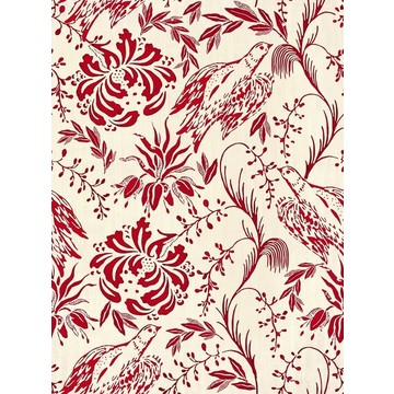 Folk Embroidery Crimson WP30014
