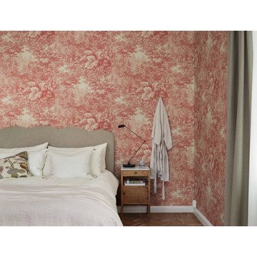Forest Toile red per_m room