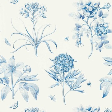Etchings &amp; Roses China Blue 217052
