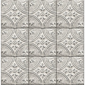 Cornelius White Tin Ceiling Tile FD23763