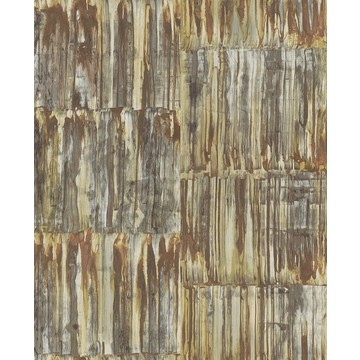 Patina Brass Faux Metal Panels FD24063