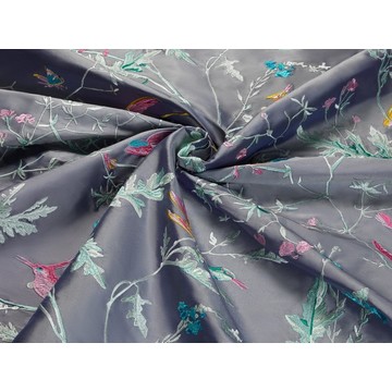 Hummingbirds Silk Periwinkle F125/1002