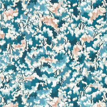 Tree Tops Midnight/Positano/Cornflower 