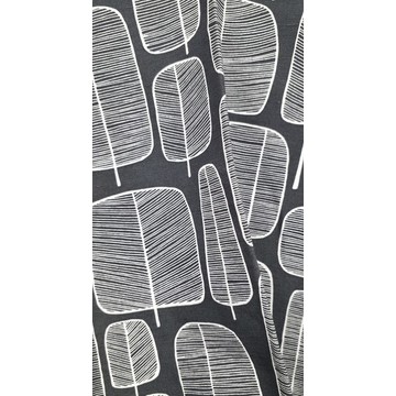 Missprint Little Trees Charcoal (kangas - 0.92m pala)