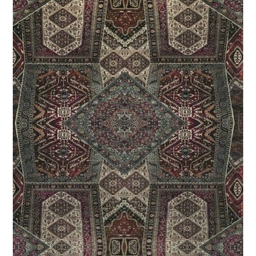Mulberry Oriental Carpet Plum/Teal (sametti - 1.14m pala)