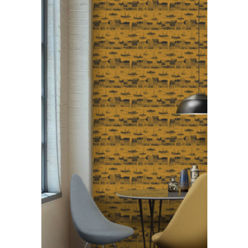 postcard ochre-room