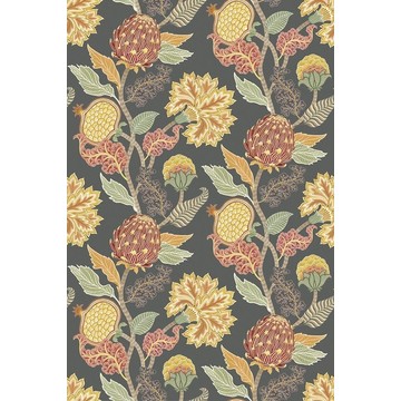 Cynara Charcoal/Ochre W8034-05