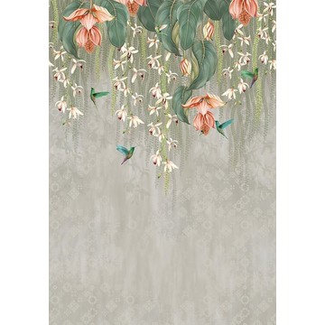 Trailing Orchid Metallic Silver W8037-01 (paneeli)