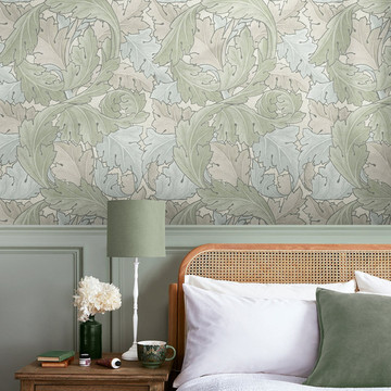 ACANTHUS SAGE & DUCK EGG 2