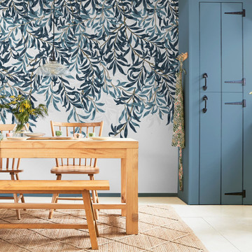 WILLOW BOUGH BLUE BESPOKE MURAL 2