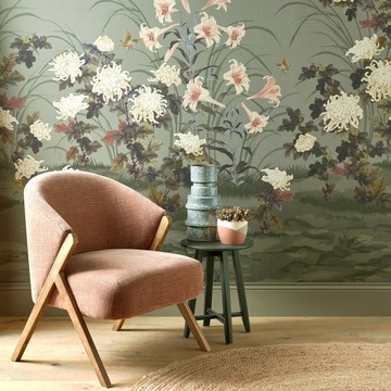 2513-191-04-Wisteria-Bloom-Mural-Dark-Sage-room