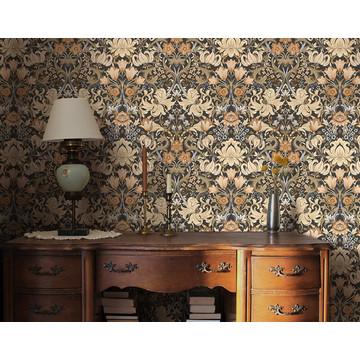 91900-Fleurmont-Charcoal-orange-roomshot