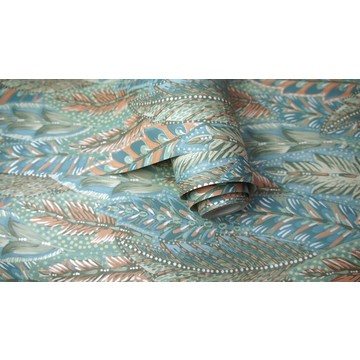 91302 Amherst Coral_Blue Roll