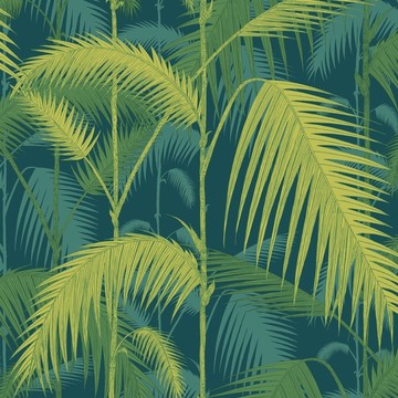Palm Jungle Petrol/Lime 112/1002