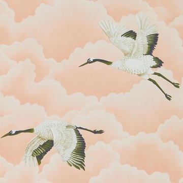 Cranes in Flight Blush 111232