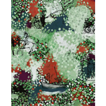 Castle's Garden Mural WP20924