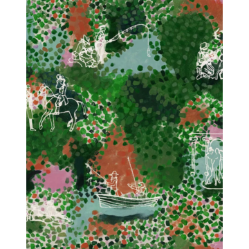 Castle's Garden Mural WP20923