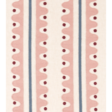 Oakham Embroidery Pink 134663