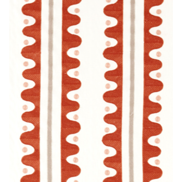 Oakham Embroidery Tomato 134661